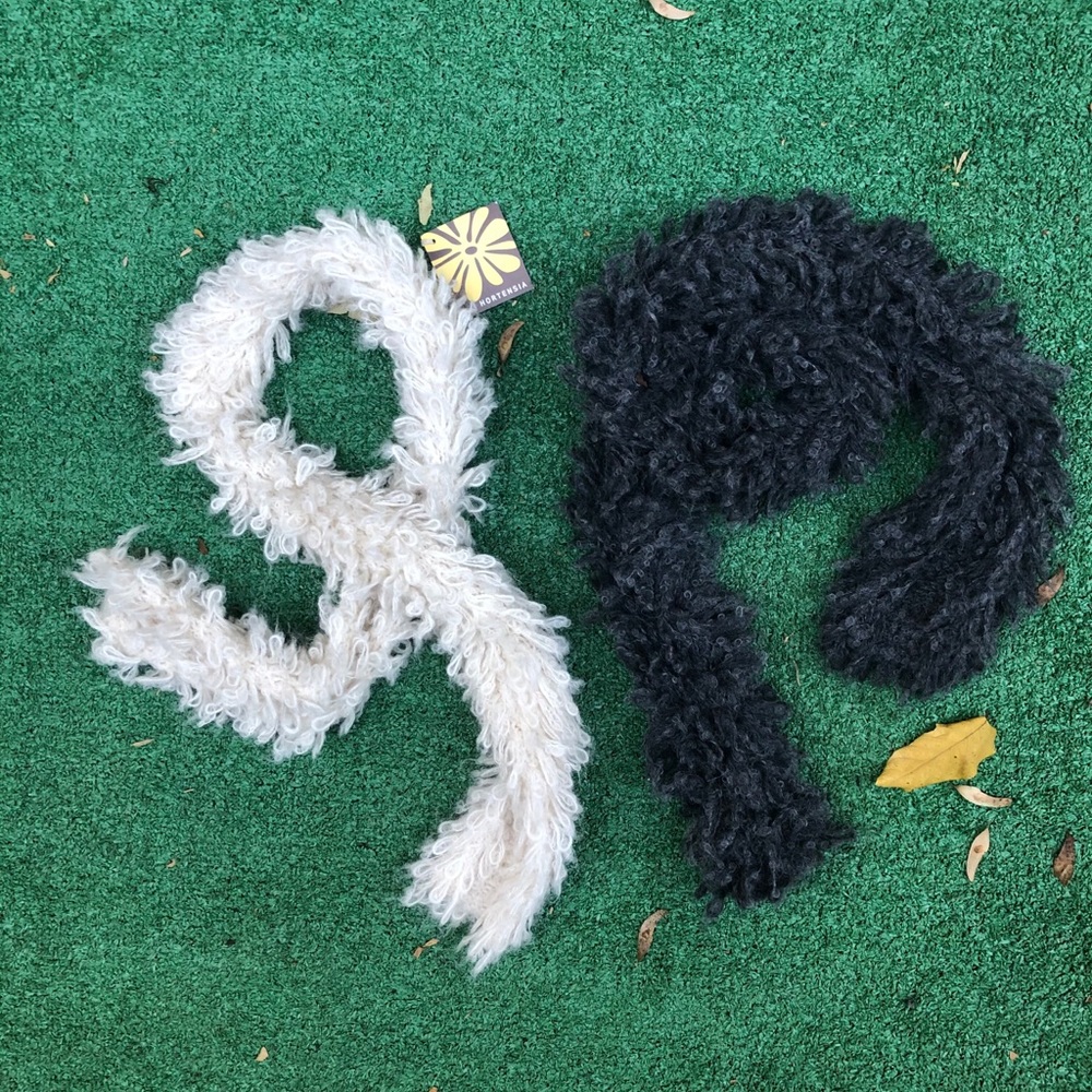 FAUX FUR ALPACA SCARVES 2 piece set 🦙✨